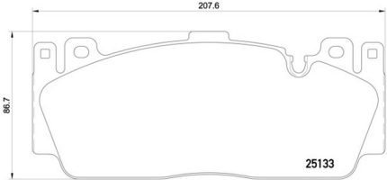 VMPG-19187 - 2513301 Brake Pad | VMP Spares