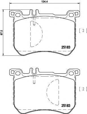 VMPG-19188 - 2518301 Brake Pad | VMP Spares