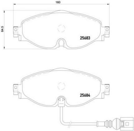 VMPG-19200 - 2568301 Brake Pad | VMP Spares