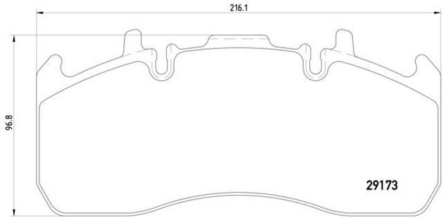 VMPG-19204 - 2917301 Brake Pad | VMP Spares