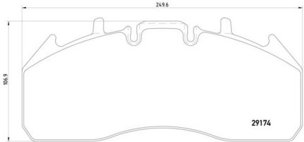 VMPG-19205 - 2917401 Brake Pad | VMP Spares