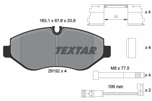 VMPG-19208 - 2919202 Brake Pad | VMP Spares