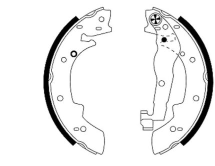 VMPG-19221 - 91030400 Brake Shoe Set | VMP Spares