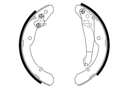 VMPG-19231 - 91052400 Brake Shoe Set | VMP Spares