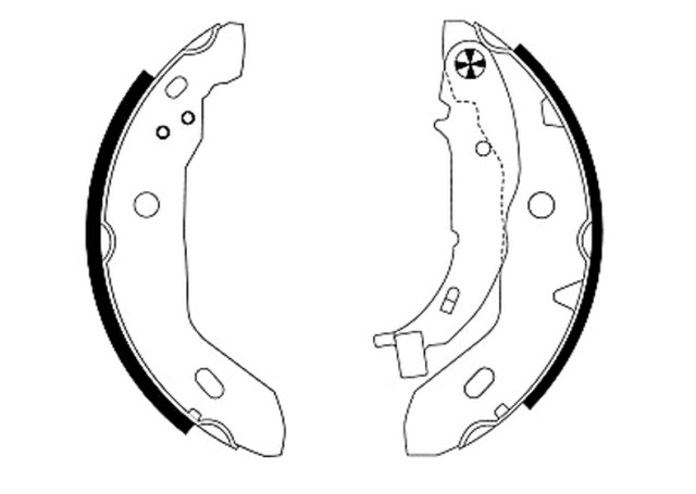 VMPG-19232 - 91053000 Brake Shoe Set | VMP Spares