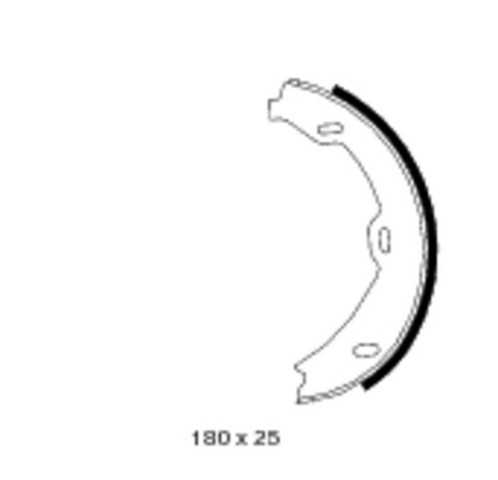 VMPG-19242 - 91058900 Brake Shoe Set,Parking | VMP Spares
