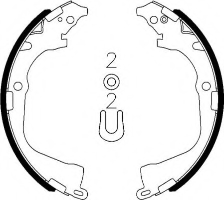 vmp-371561 VMPG-19254 - 91078700 Brake Shoe Set | VMP Spares