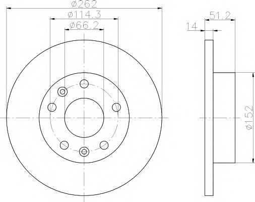 VMPG-19257 - 92102900 Brake Disc | VMP Spares