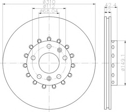 VMPG-19261 - 92152303 Brake Disc | VMP Spares