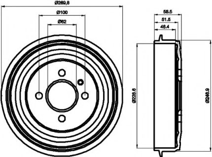 VMPG-19274 - 94009300 Brake Drum | VMP Spares
