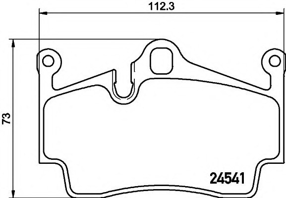VMPG-21408 - 2454101 Brake Pad | VMP Spares