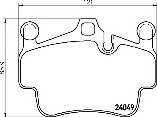 VMPG-21410 - 2404901 Brake Pad | VMP Spares