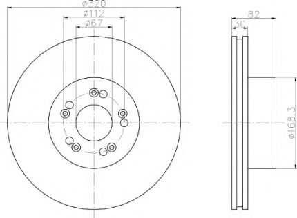 VMPG-21483 - 92056600 Brake Disc | VMP Spares