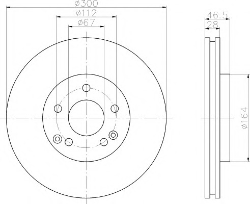 VMPG-21492 - 92106005 Brake Disc | VMP Spares