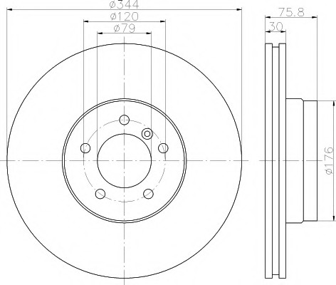 VMPG-21552 - 92134400 Brake Disc | VMP Spares