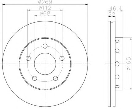 VMPG-21565 - 92098400 Brake Disc | VMP Spares