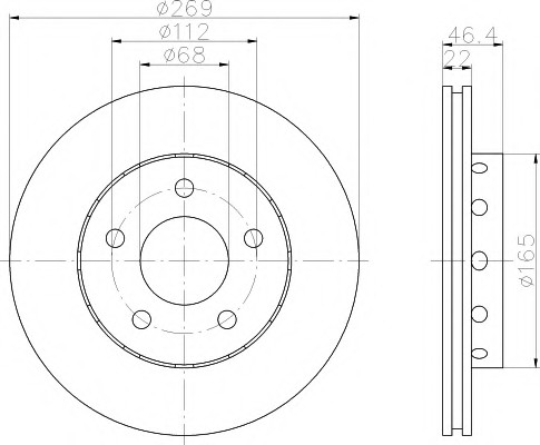 vmp-373690 VMPG-21565 - 92098400 Brake Disc | VMP Spares