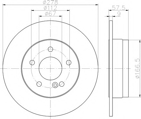 VMPG-21599 - 92163103 Brake Disc | VMP Spares