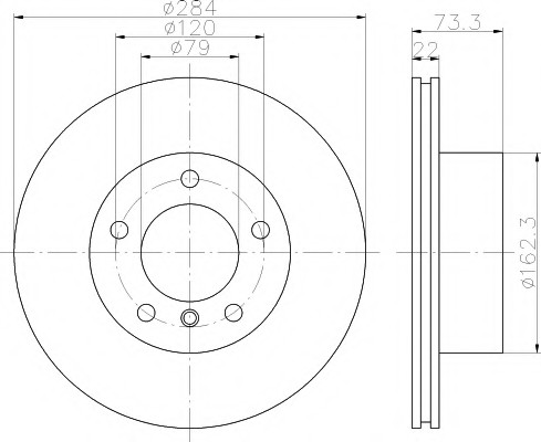 VMPG-21652 - 92238403 Brake Disc | VMP Spares