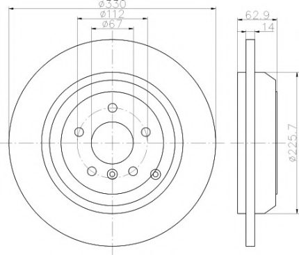 VMPG-21656 - 92150803 Brake Disc | VMP Spares