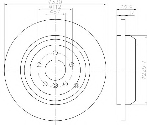 VMPG-21656 - 92150803 Brake Disc | VMP Spares