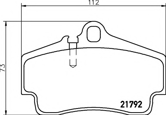 VMPG-21673 - 2179203 Brake Pad | VMP Spares