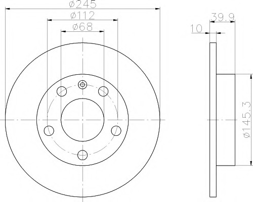 vmp-373919 VMPG-21925 - 92106203 Brake Disc | VMP Spares