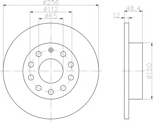 vmp-373925 VMPG-21930 - 92121103 Brake Disc | VMP Spares