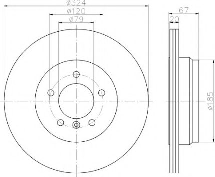 VMPG-21933 - 92123103 Brake Disc | VMP Spares