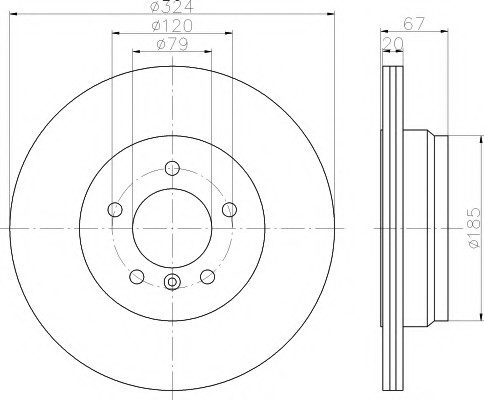 VMPG-21933 - 92123103 Brake Disc | VMP Spares