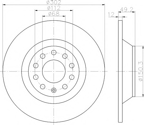 vmp-373939 VMPG-21938 - 92132503 Brake Disc | VMP Spares