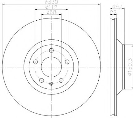 VMPG-21939 - 92132603 Brake Disc | VMP Spares