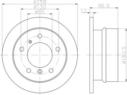 VMPG-21943 - 92137503 Brake Disc | VMP Spares