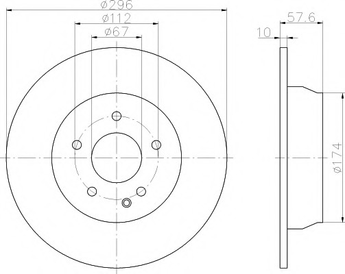 VMPG-21950 - 93123503 Brake Disc | VMP Spares