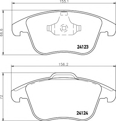 VMPG-23970 - 2412305 Brake Pad | VMP Spares