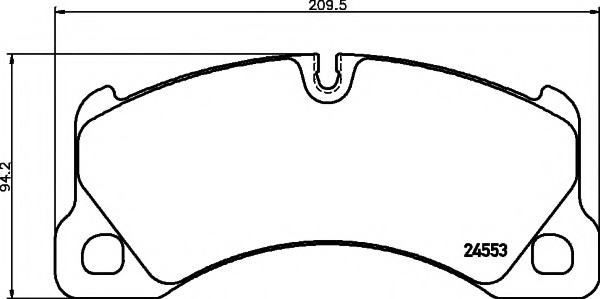 VMPG-24946 - 2455301 Brake Pad | VMP Spares