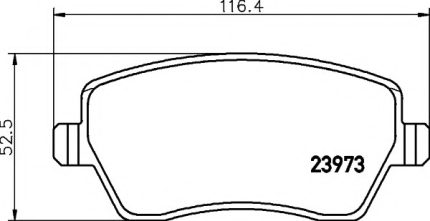 VMPG-25806 - 2397301 Brake Pad | VMP Spares