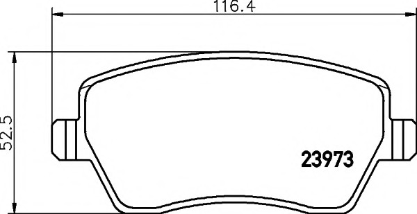VMPG-25806 - 2397301 Brake Pad | VMP Spares