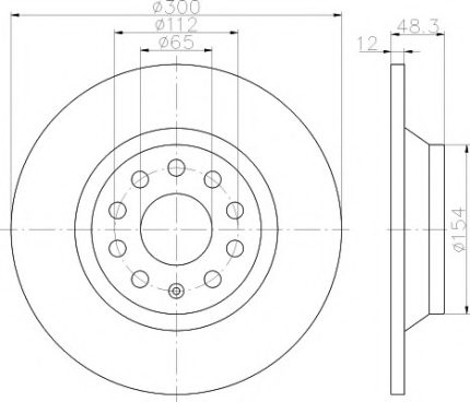 VMPG-26667 - 92255403 Brake Disc | VMP Spares