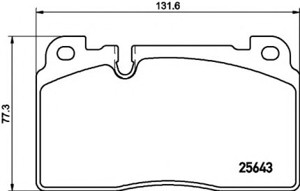 VMPG-26708 - 2564305 Brake Pad | VMP Spares