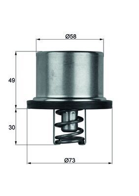 VMPG-27923 - THD186 Thermostat MAHLE-TRM | VMP Spares