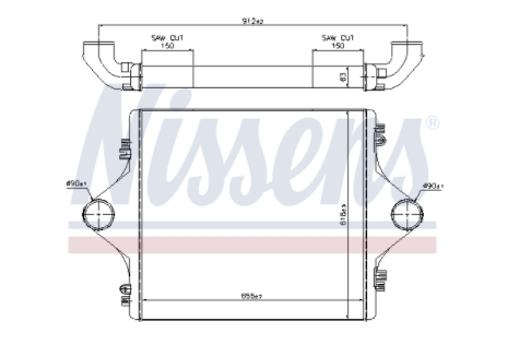 VMPG-30361 - 96977 Intercooler Radiator | VMP Spares