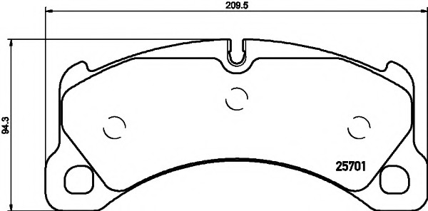 VMPG-32006 - 2570101 Brake Pad | VMP Spares