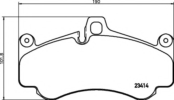 VMPG-32117 - 2341401 Brake Pad | VMP Spares
