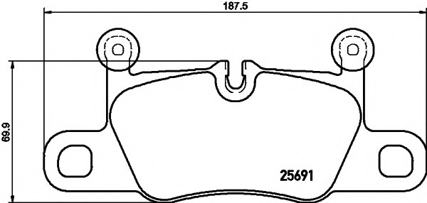 VMPG-32175 - 2569101 Brake Pad | VMP Spares