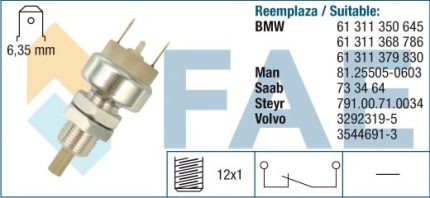 VMPG-37153 - 24150 Brake Pedal Switch | VMP Spares