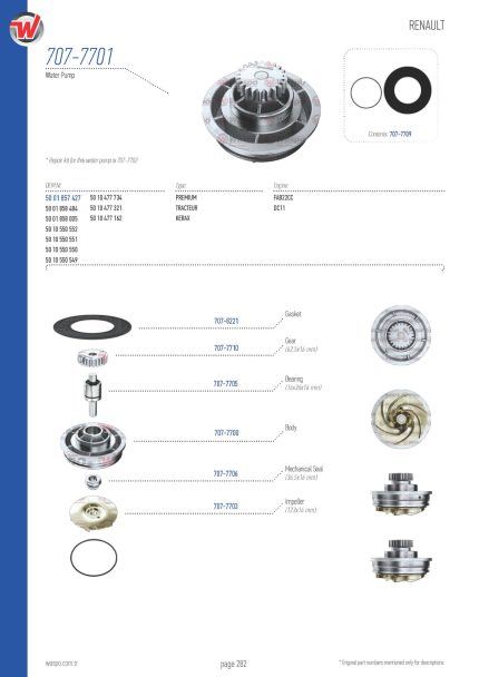 VMPG-39714 - 707-7701 Water Pump | VMP Spares