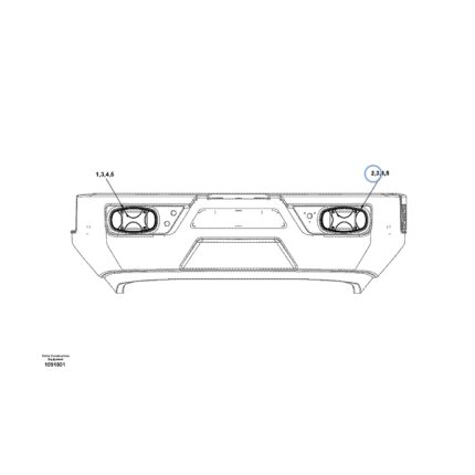 15240398 - TAIL LAMP - VOE15240398 | VMP Spares