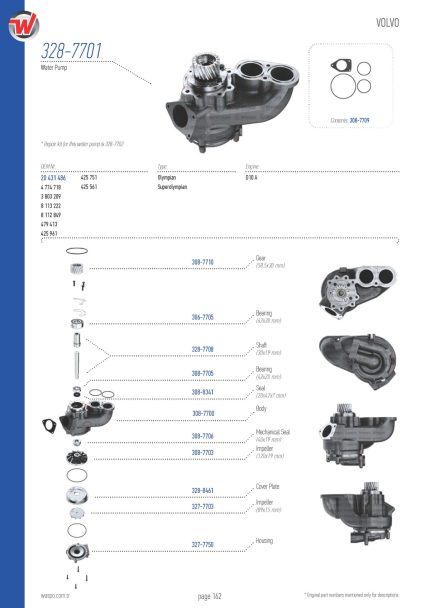 VMPG-49329 - 328-7701 Water Pump | VMP Spares