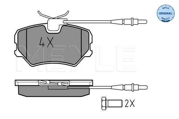 VMPG-71227 - 0252120918W Brake Pad | VMP Spares
